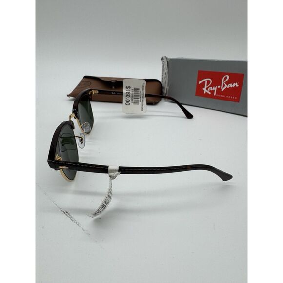 RAY-BAN RB 3016 W0366 HAVANA GOLD CLUBMASTER AUTHENTIC FRAMES SUNGLASSES 49-21 - Picture 4 of 12
